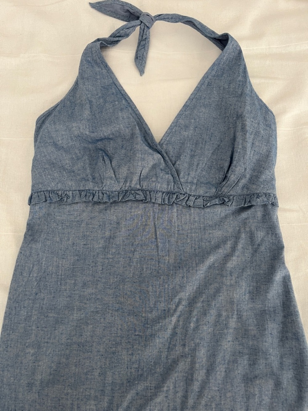 Old Navy Chambray Halter Dress